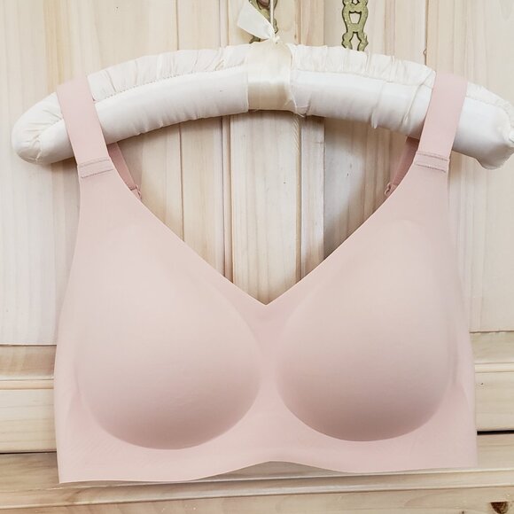 Comfelie Zero Gravity Wireless Bra XL Oyster Pink - Picture 2 of 8